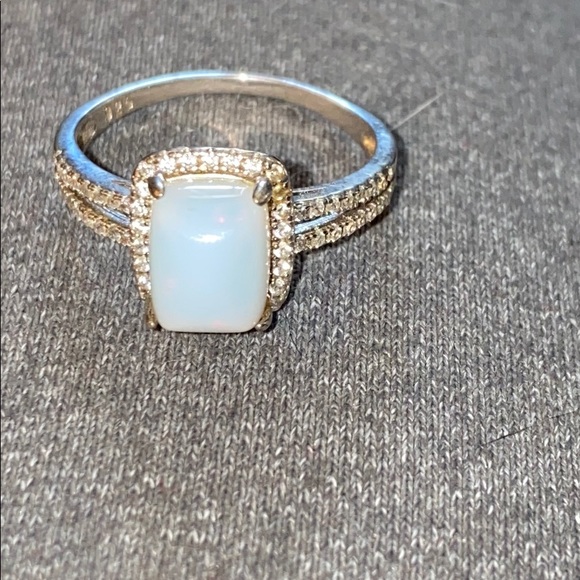 Jewelry - Opal and “Diamond” Ring
